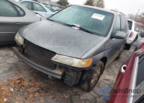 2002 Honda Odyssey Ex from USA, damaged, VIN 2HKRL18662H501316